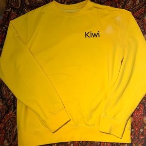 harry styles yellow kiwi sweatshirt